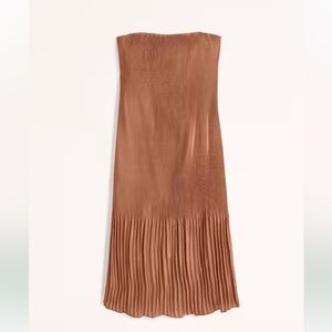 Abercrombie & Fitch Giselle Pleat Release Midi Dress